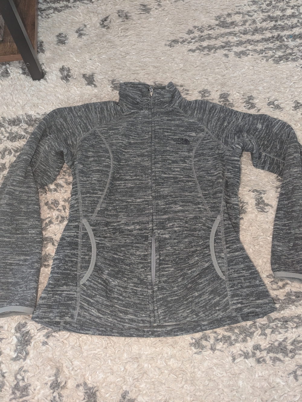 The North Face Women’s Heather Charcoal Full-Zip Utility Jacket